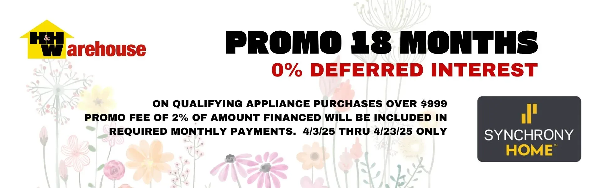 Synchrony Appliance Promo